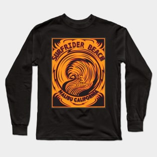 SURFRIDER BEACH MALIBU CALIFORNIA Long Sleeve T-Shirt